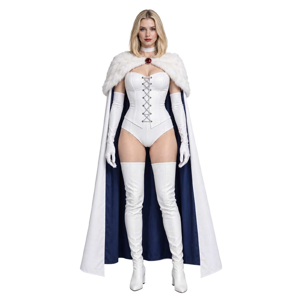 Emma Frost Kostüm Set X-Men '97 White Queen Cosplay Outfit
