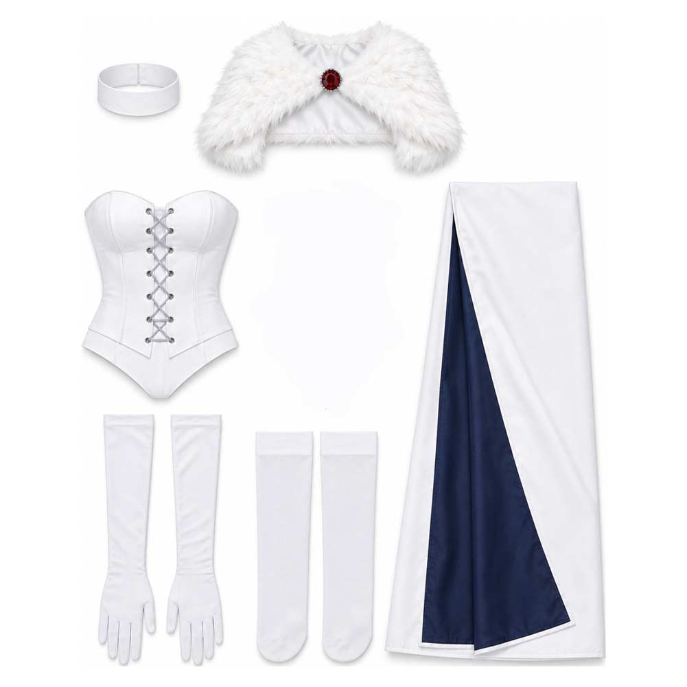 Emma Frost Kostüm Set X-Men '97 White Queen Cosplay Outfit