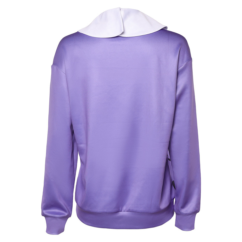 Erica Sinclair lila Hoodie Stranger Things Erica Cosplay Outfits