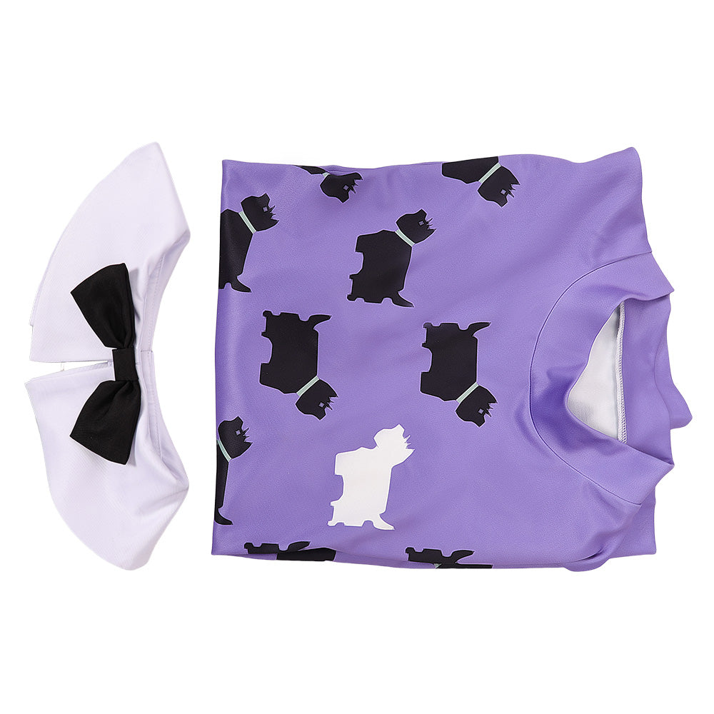 Erica Sinclair lila Hoodie Stranger Things Erica Cosplay Outfits