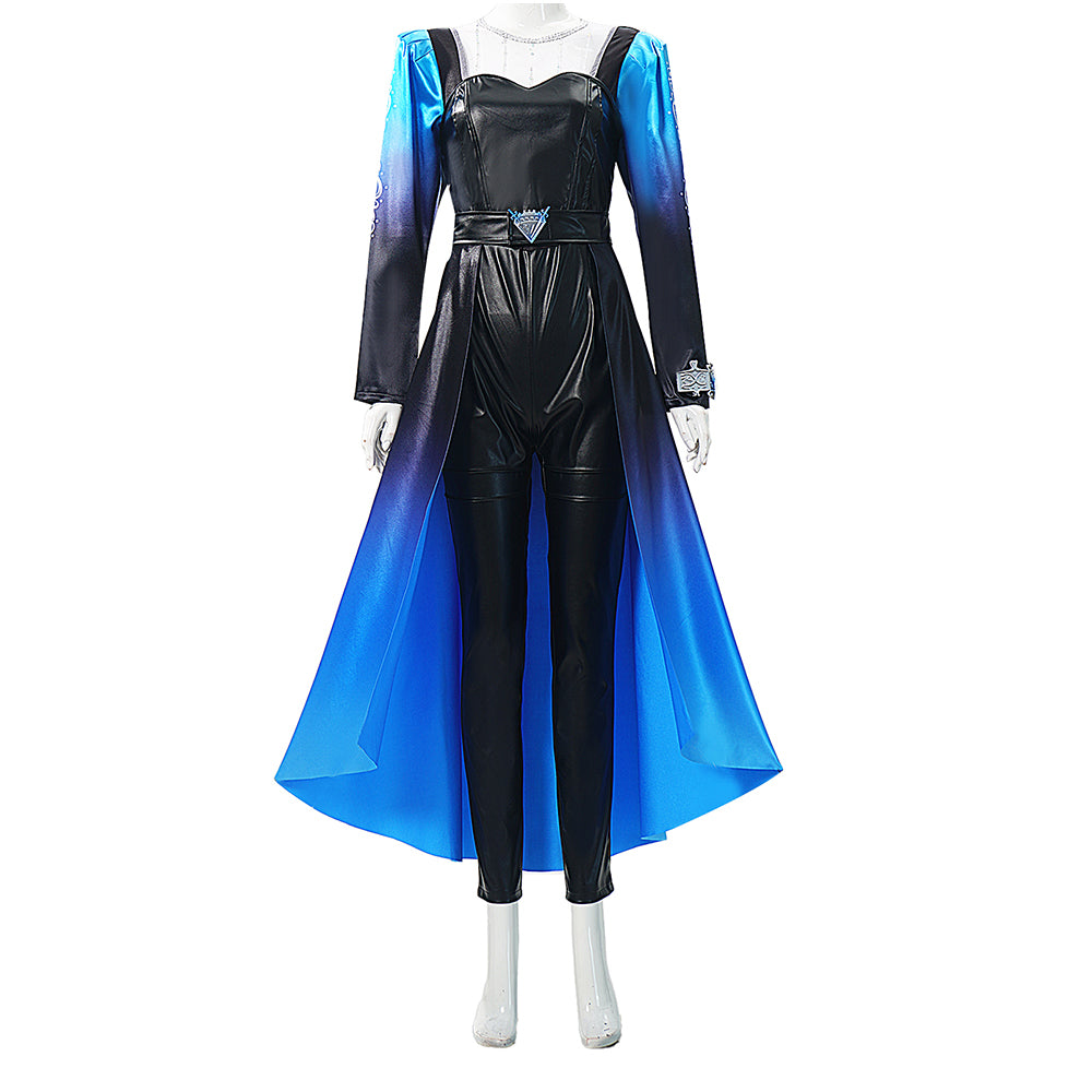 Evie blau schwarz Outfit Descendants: Wicked Wonderland Evie Cosplay Kostüm