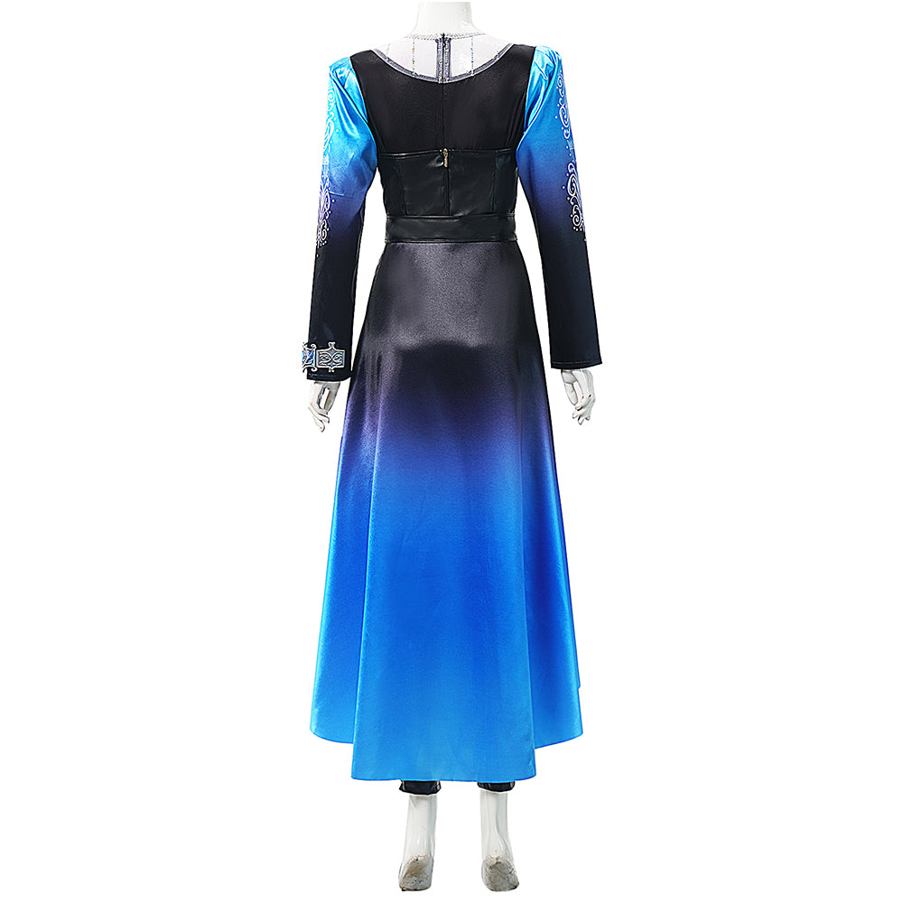 Evie blau schwarz Outfit Descendants: Wicked Wonderland Evie Cosplay Kostüm
