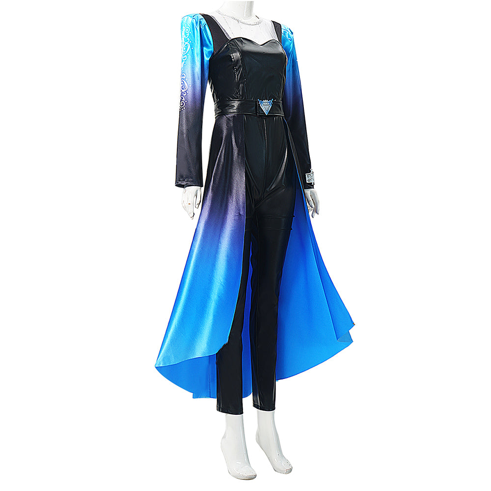 Evie blau schwarz Outfit Descendants: Wicked Wonderland Evie Cosplay Kostüm