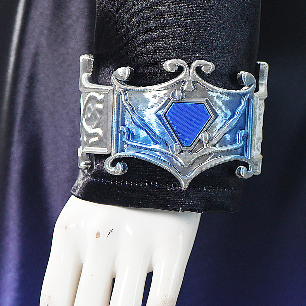 Evie blau schwarz Outfit Descendants: Wicked Wonderland Evie Cosplay Kostüm