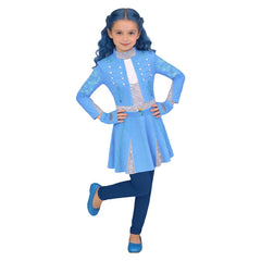 Evie Descendants Kostüm Set Kleid Mädchen Evie Cosplay Outfit