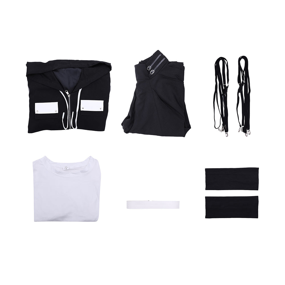 Face Natsuki Ishibashi schwarz Outfit Tamon‘s B-Side Natsuki Cosplay Kostüm