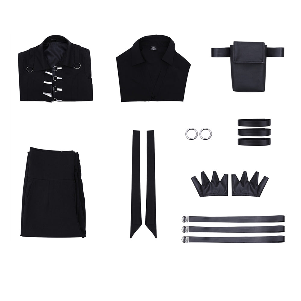 FACE Tamon Fukuhara schwarz Outfit Tamon's B-Side Tamon Cosplay Kostüm