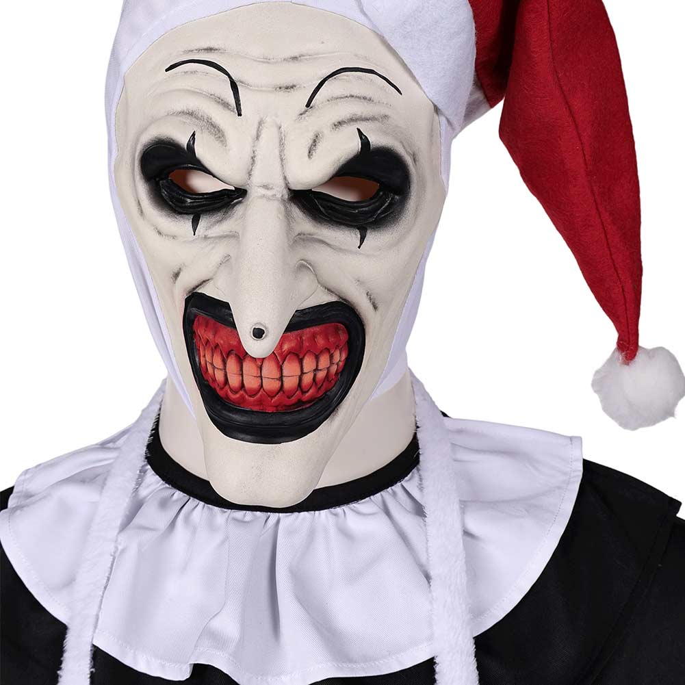 Film 2024 Terrifier Weihnachtskostüm The Clown Kostüm Set 