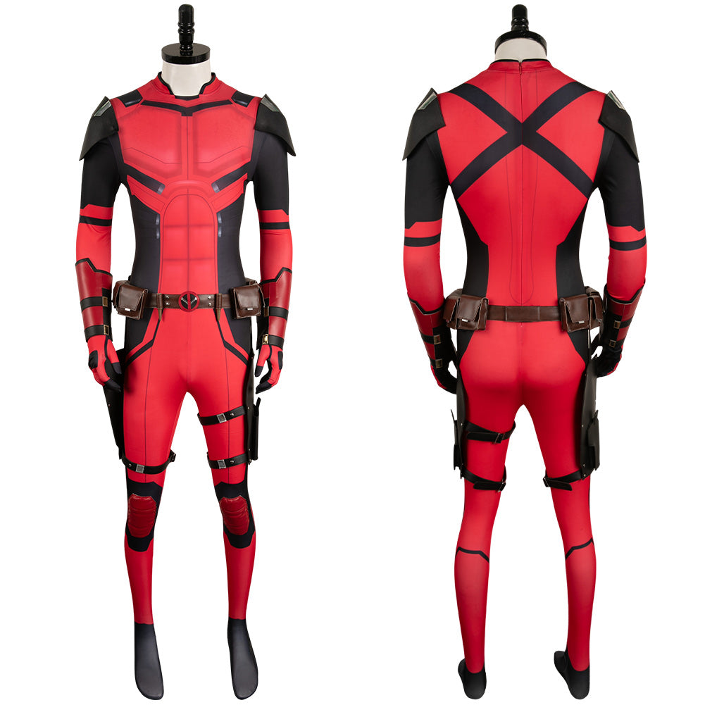 Film 2024 X-Men Origins: Wolverine Deadpool Wade Wilson Jumpsuit Cosplay Kostüm