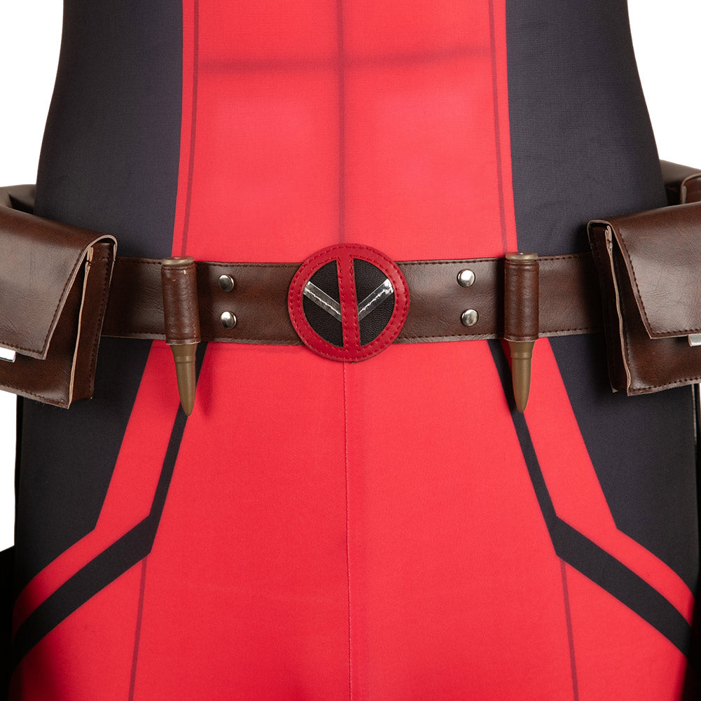 Film 2024 X-Men Origins: Wolverine Deadpool Wade Wilson Jumpsuit Cosplay Kostüm