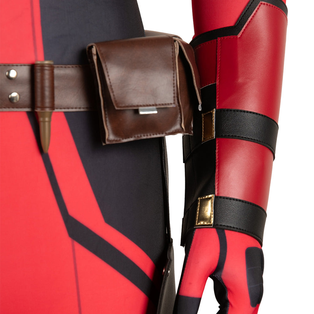 Film 2024 X-Men Origins: Wolverine Deadpool Wade Wilson Jumpsuit Cosplay Kostüm