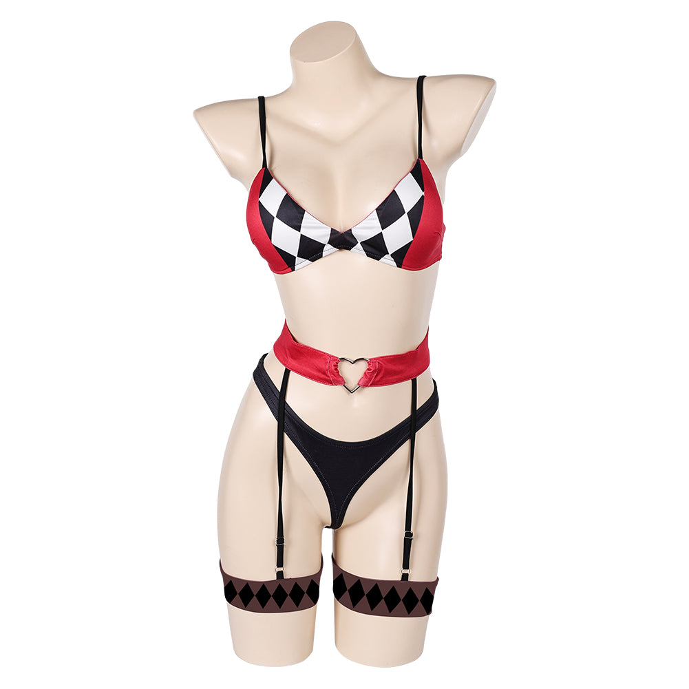 Film Joker: Folie À Deux(2024) Harley Quinn Dessous-Set Cosplay Outfits