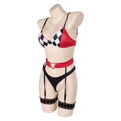 Film Joker: Folie À Deux(2024) Harley Quinn Dessous-Set Cosplay Outfits