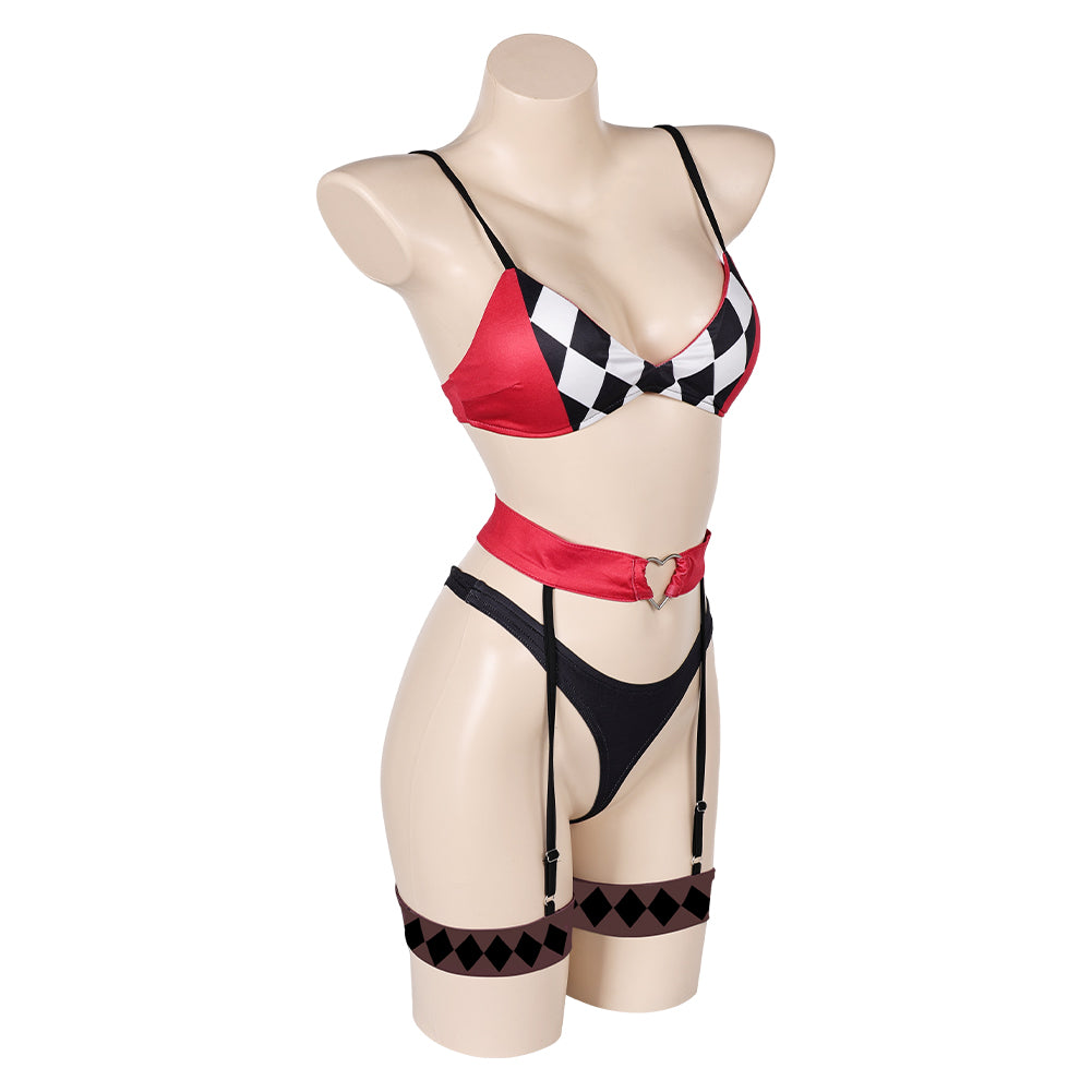 Film Joker: Folie À Deux(2024) Harley Quinn Dessous-Set Cosplay Outfits