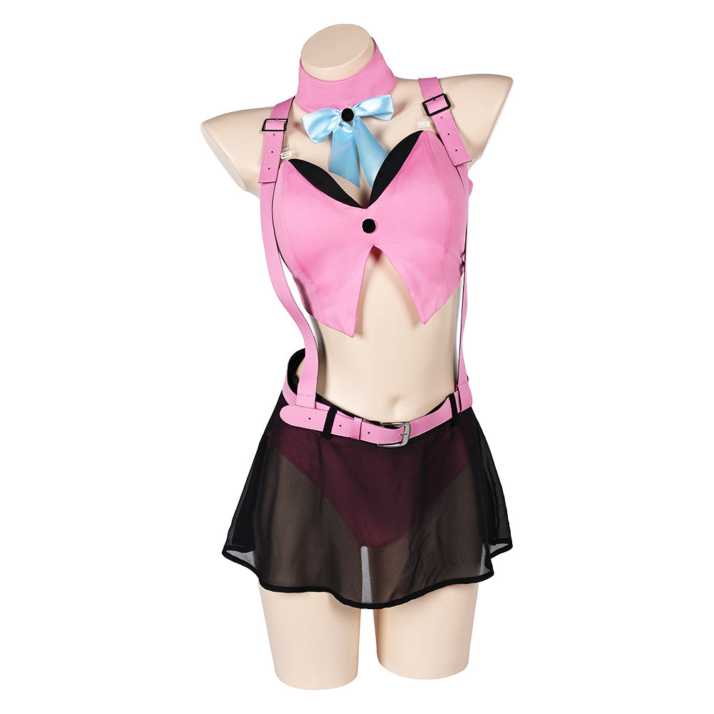 Final Fantasy VII Ever Crisis Aerith Gainsborough Sexy Cosplay Outfits