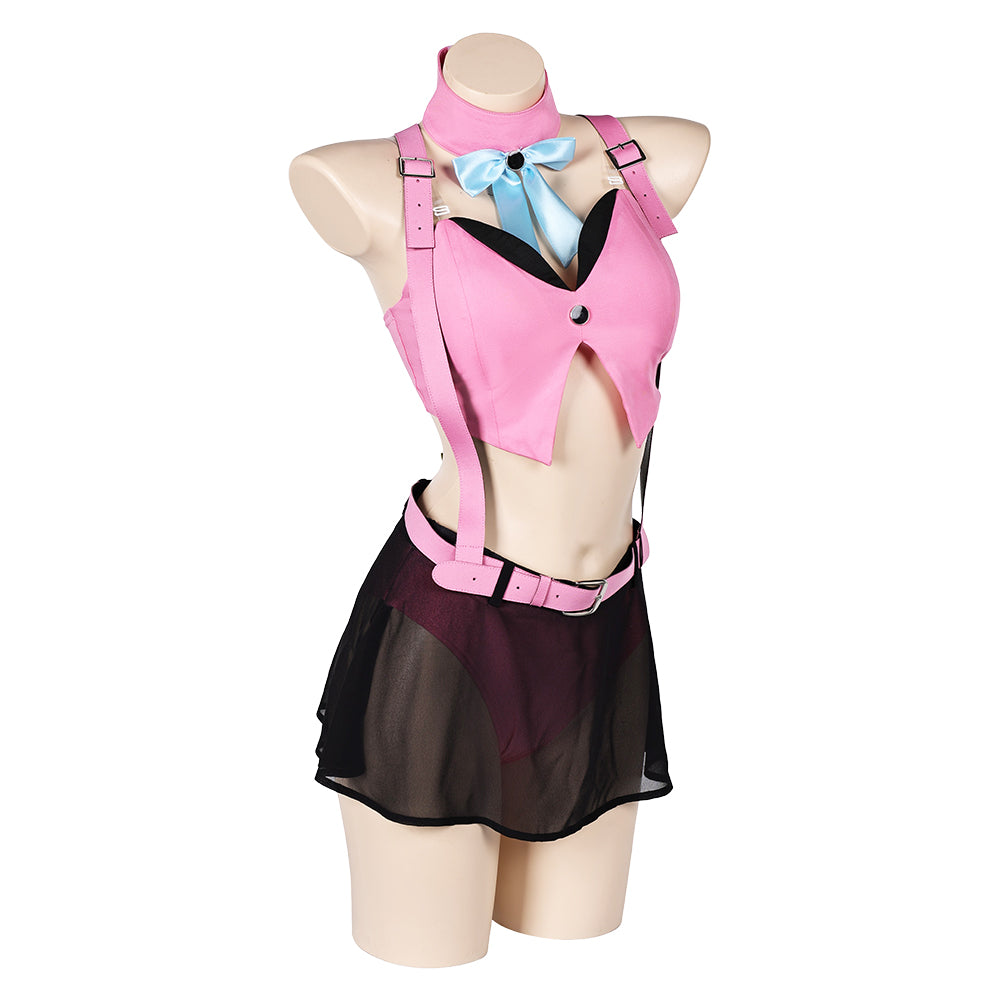 Final Fantasy VII Ever Crisis Aerith Gainsborough Sexy Cosplay Outfits