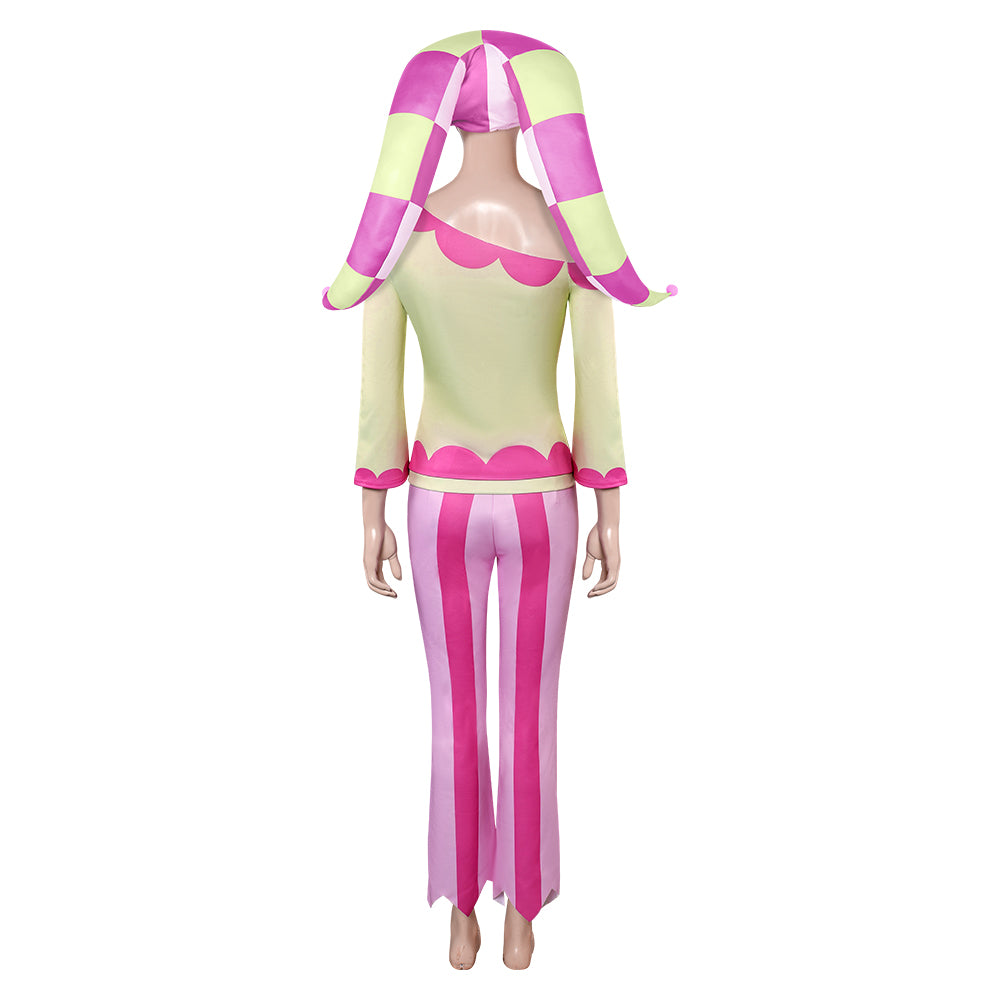 Fizzarolli rosa Kostüm Helluva Boss Fizzarolli Cosplay Outfits