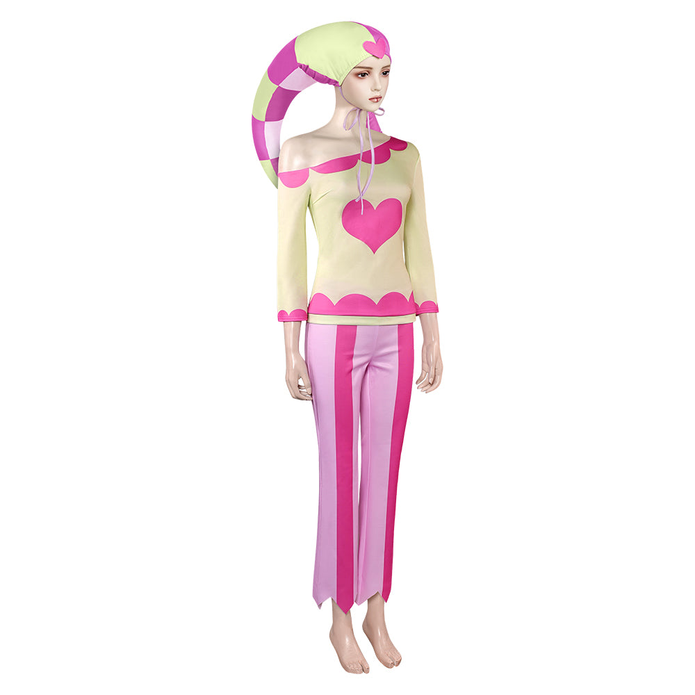 Fizzarolli rosa Kostüm Helluva Boss Fizzarolli Cosplay Outfits