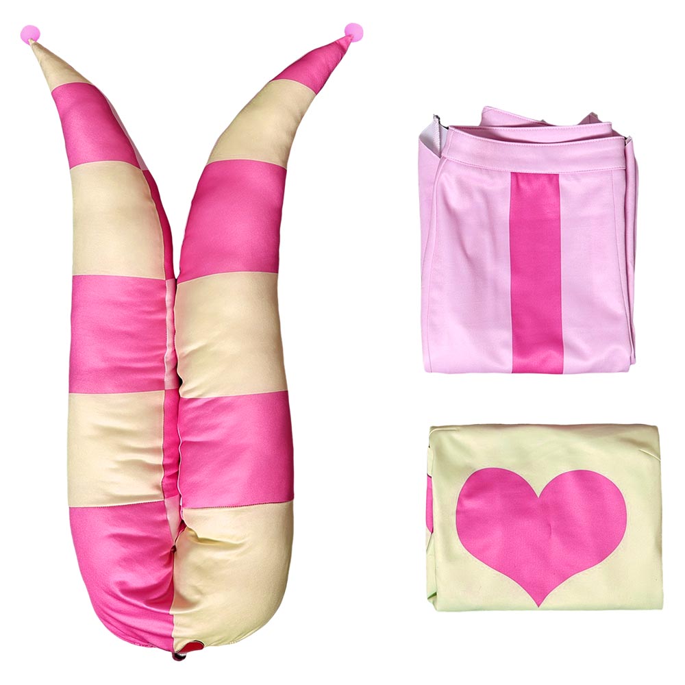 Fizzarolli rosa Kostüm Helluva Boss Fizzarolli Cosplay Outfits