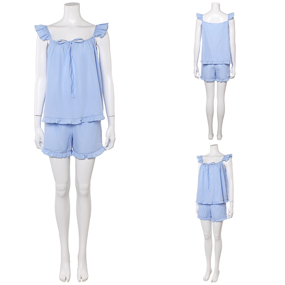 Freakier Friday Lily Davies blau Schlafanzug Cosplay Outfits