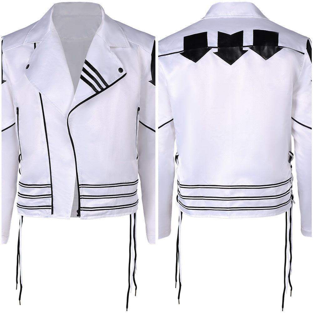 Freddie Mercury Jacke Aus Band Queen Cosplay Kostüm weiß Version