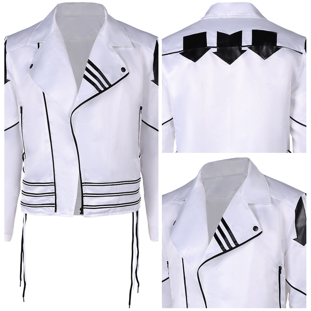 Freddie Mercury Jacke Aus Band Queen Cosplay Kostüm weiß Version