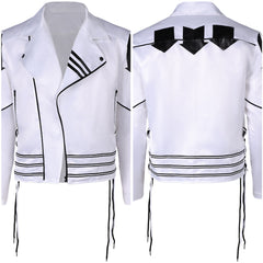 Freddie Mercury Jacke Aus Band Queen Cosplay Kostüm weiß Version