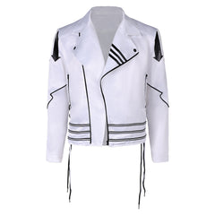 Freddie Mercury Jacke Aus Band Queen Cosplay Kostüm weiß Version