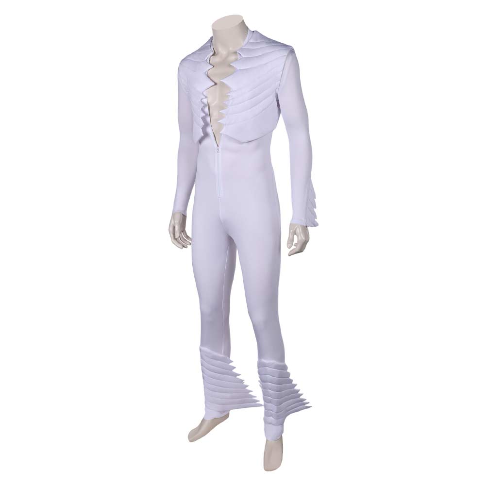 Freddie Mercury weiß Outfits Kostüm Halloween Karneval Cosplay