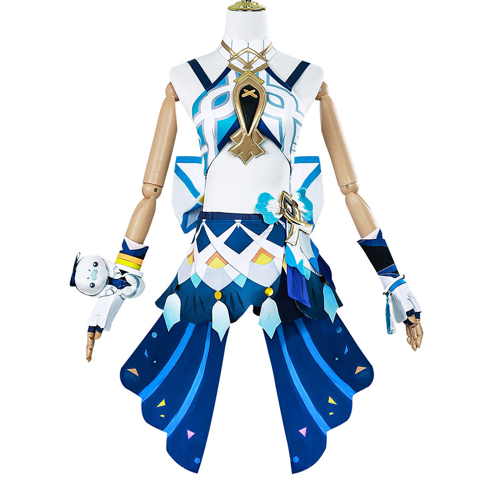 Genshin Impact Mualani Cosplay Kostüm Set