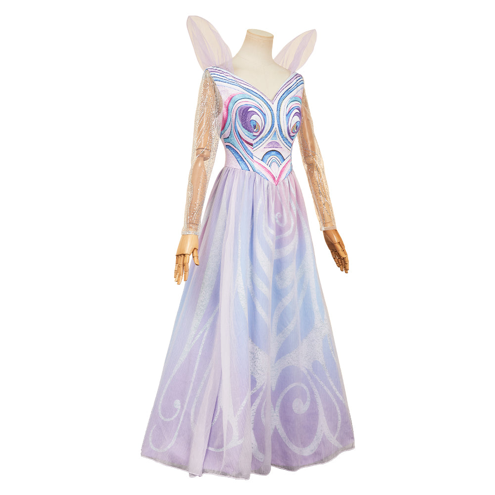 Glinda Kleid Wicked: For Good (2025) Glinda Cosplay Kostüm
