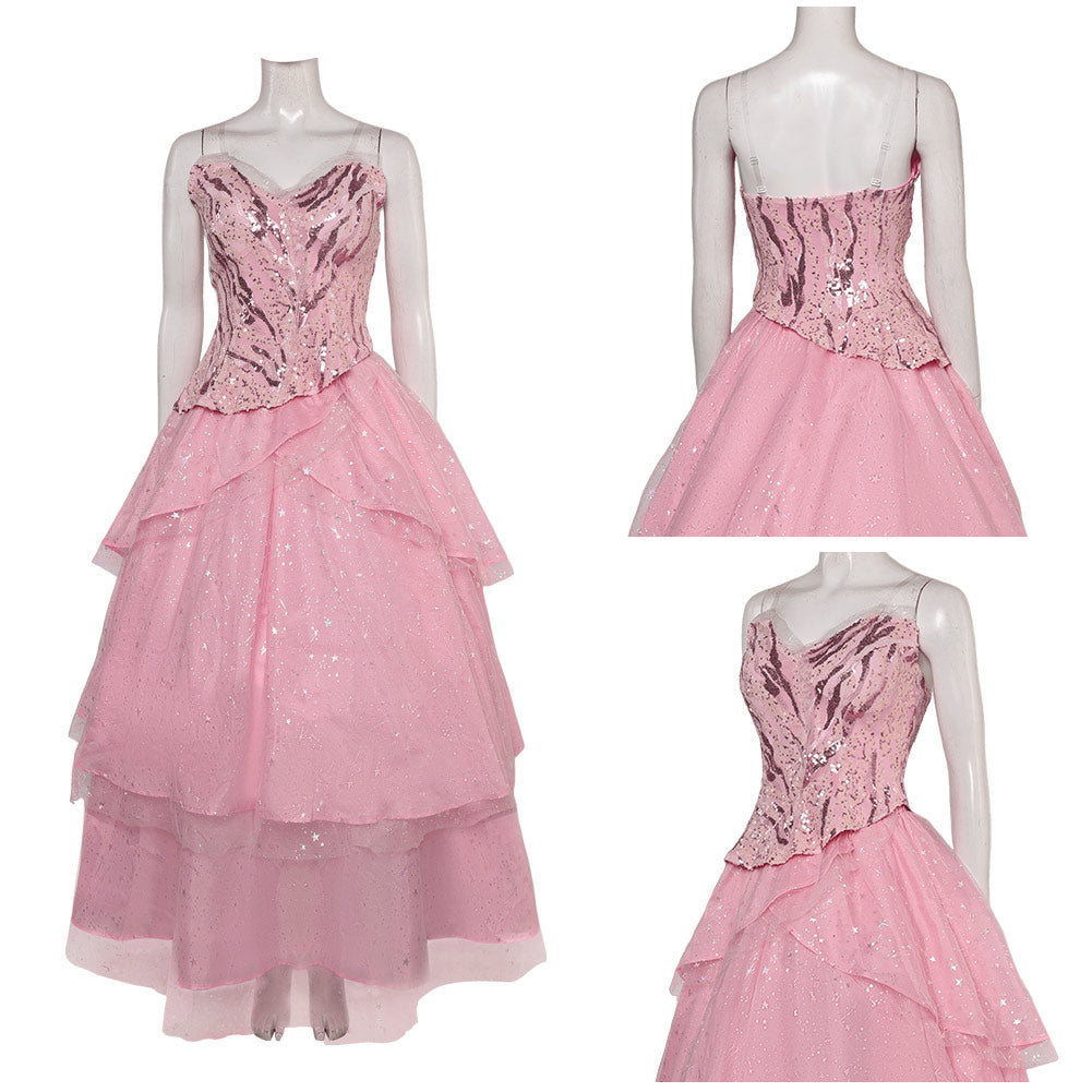 Glinda rosa Kleid Wicked Cosplay Outfits Mottoparty