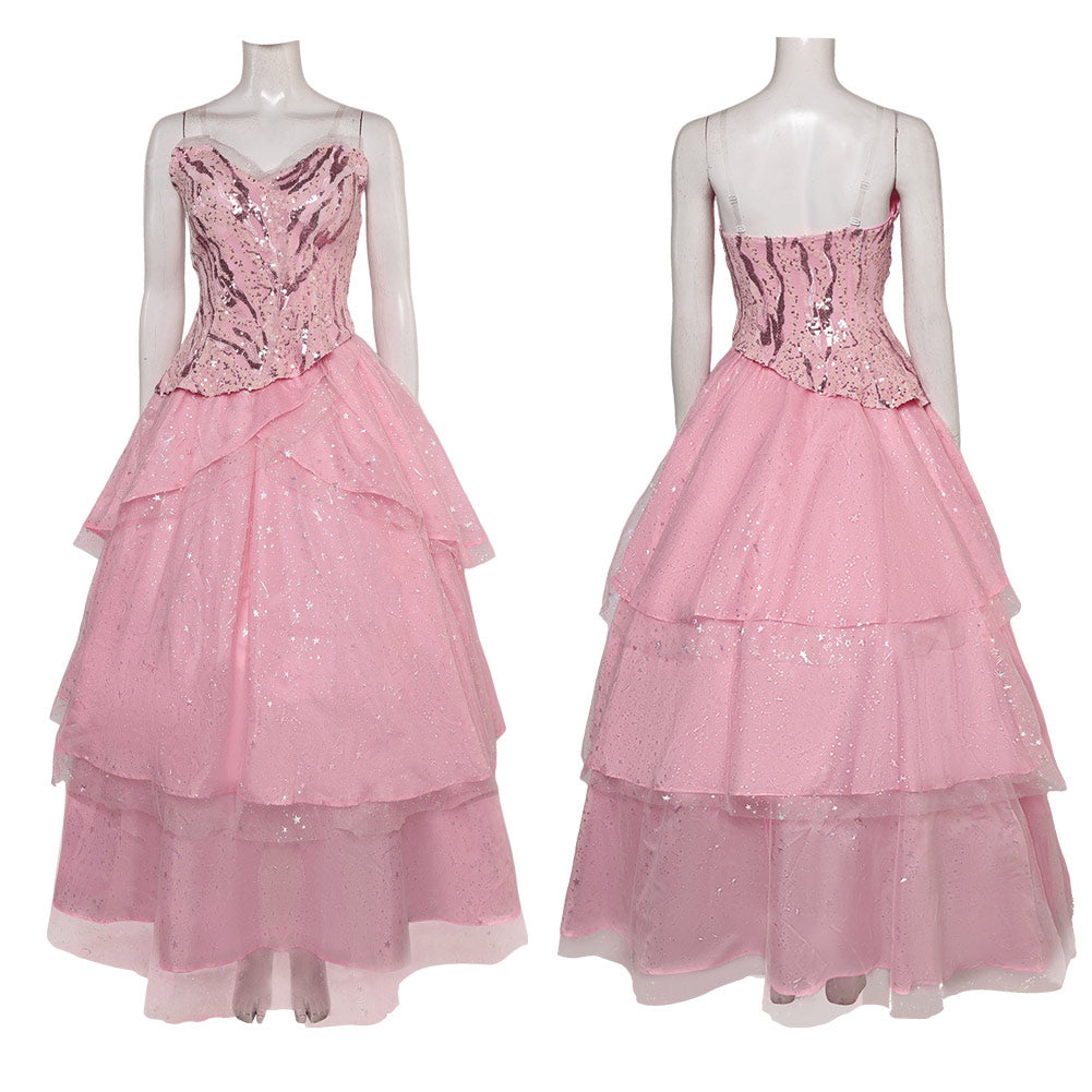 Glinda rosa Kleid Wicked Cosplay Outfits Mottoparty