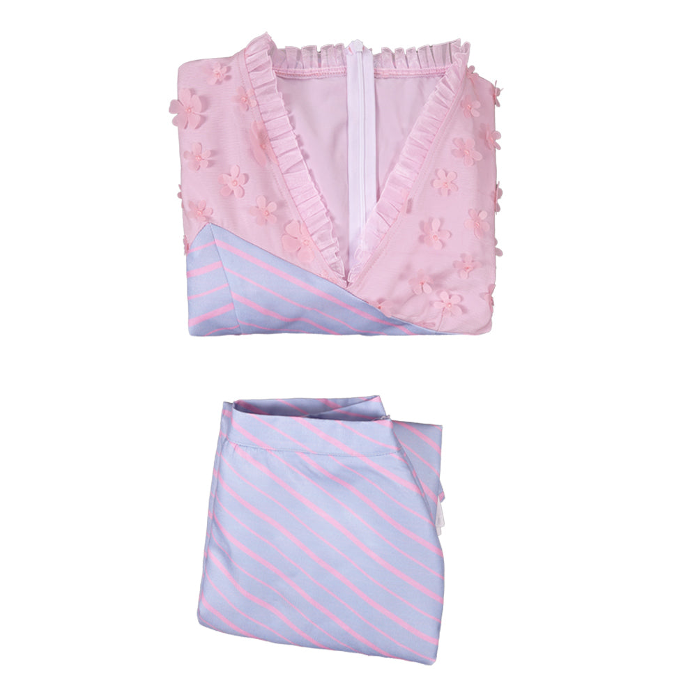 Glinda Wicked: For Good 2025 Glinda Kostüm Set Cosplay Outfits