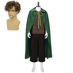 The Lord of the Rings Frodo Baggins grün Kostüm Cosplay Outfits