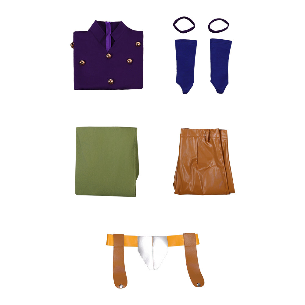 Gyro Zeppeli JoJo's Bizarre Adventure Steel Ball Run Gyro Cosplay Kostüm Set