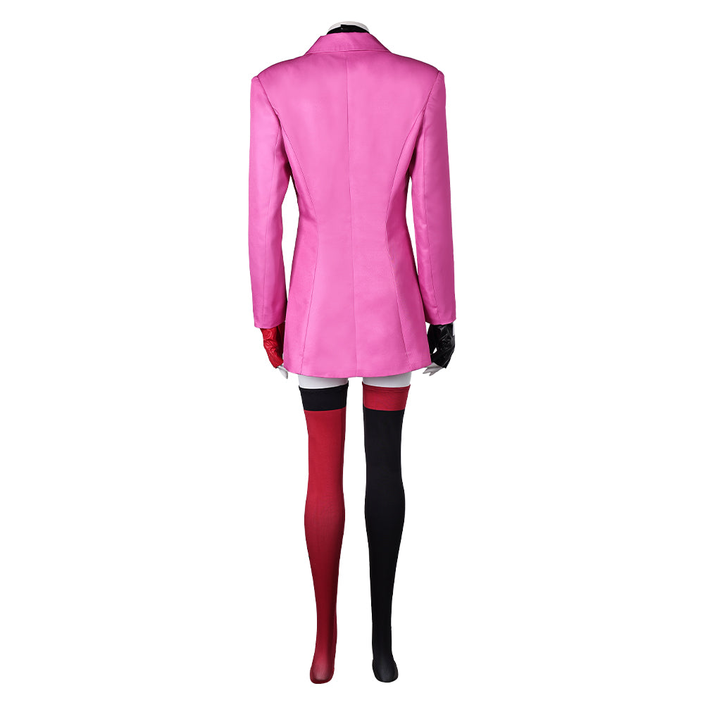 Harley Quinn 5 rosa Kostüm Set Cosplay Outfits