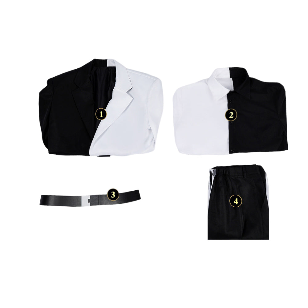 Harvey Dent Kostüm Set Anzug Absolute Two-Face Harvey Dent Cosplay Outfit