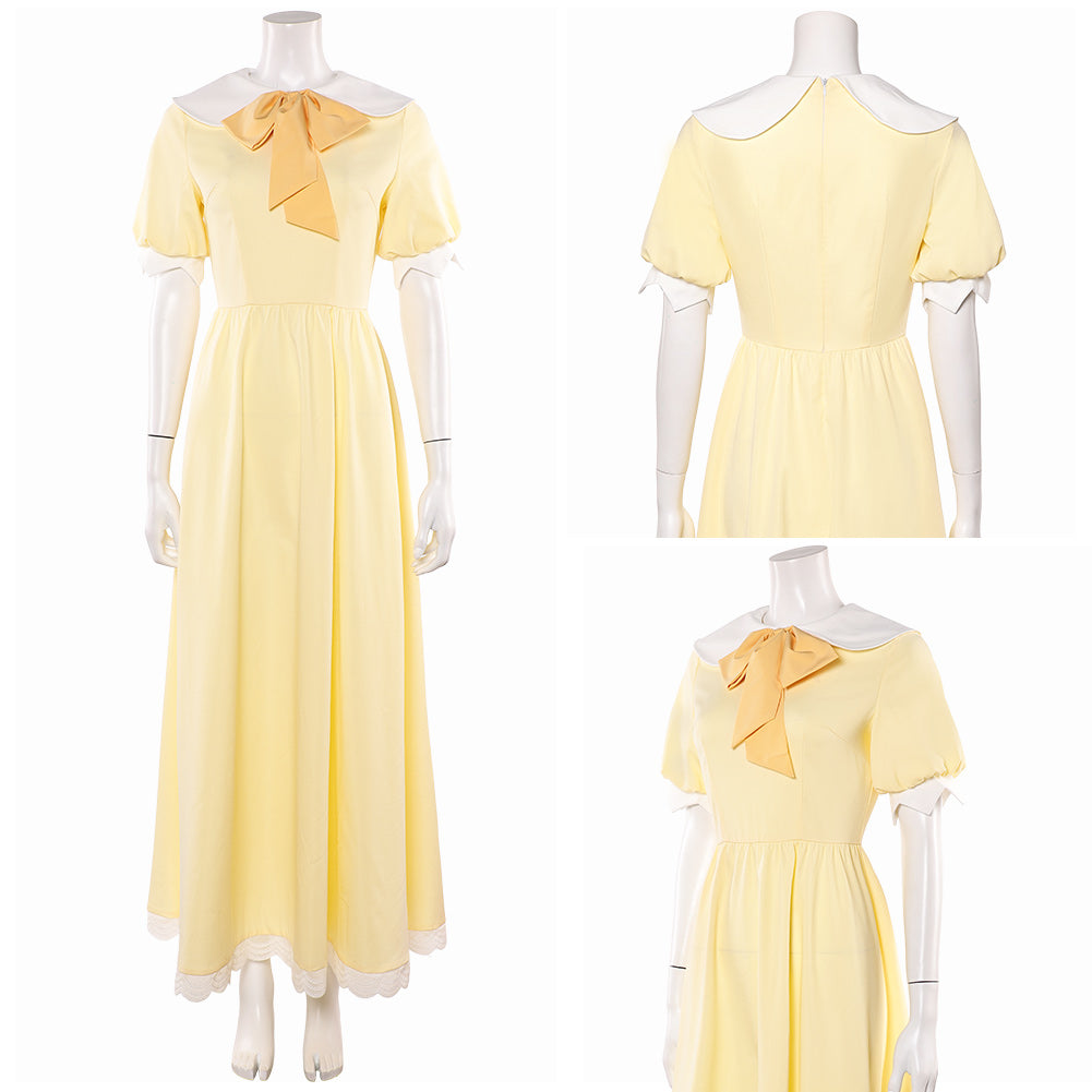 Hazbin Hotel 2025 Husk gelb Kleid Husker Cosplay Outfit