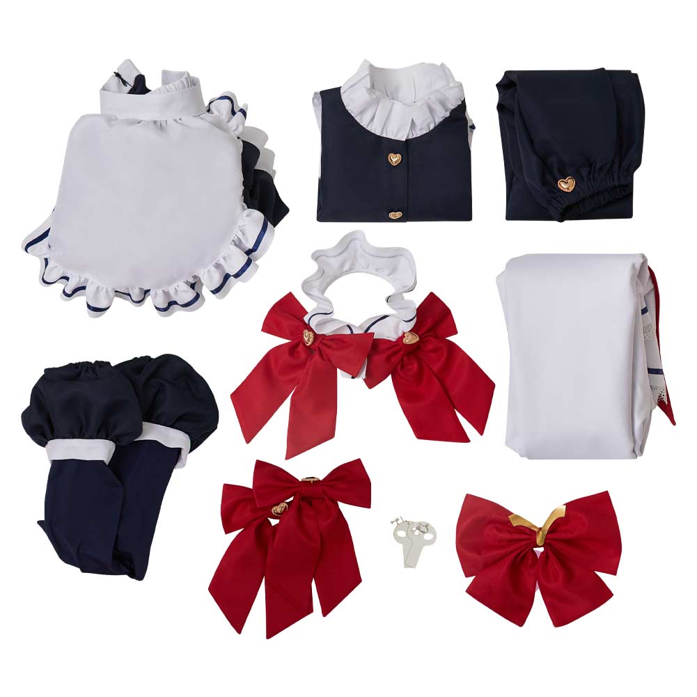 Hazbin Hotel 2025 Velvette Dienstmädchen Outfits Hellaverse Velvet Cosplay Kostüm