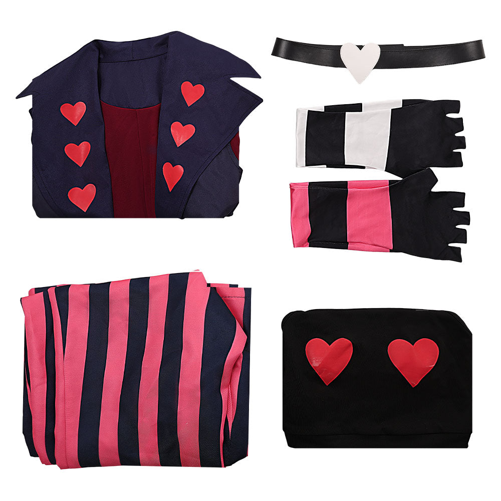 Hazbin Hotel 2025 Velvette Kostüm Set Cosplay Outfits