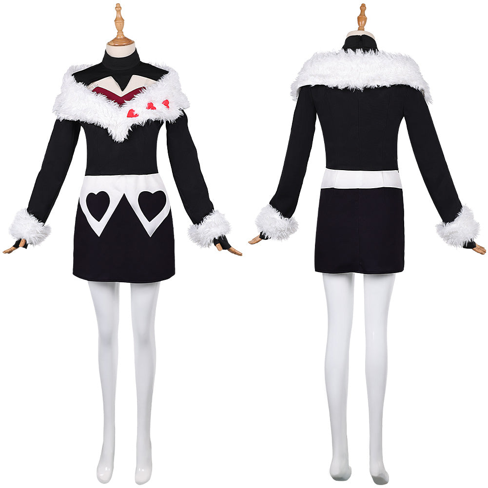 Hazbin Hotel 2025 Velvette schwarz Kostüm Set Velvet Cosplay Outfits