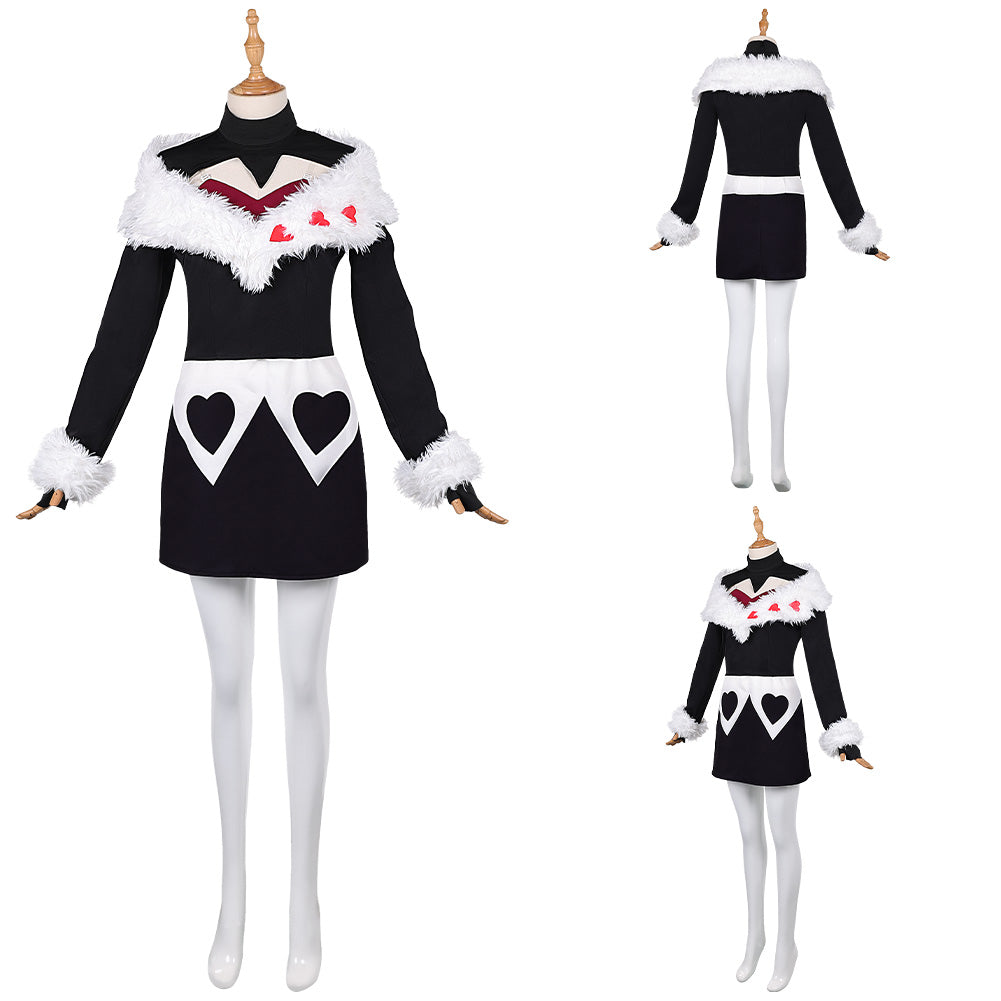 Hazbin Hotel 2025 Velvette schwarz Kostüm Set Velvet Cosplay Outfits