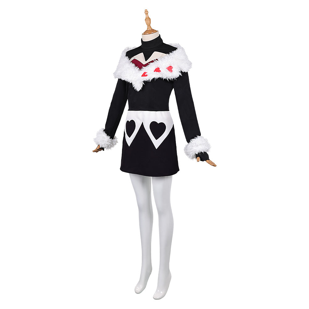 Hazbin Hotel 2025 Velvette schwarz Kostüm Set Velvet Cosplay Outfits