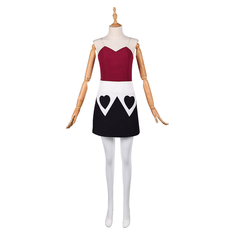 Hazbin Hotel 2025 Velvette schwarz Kostüm Set Velvet Cosplay Outfits
