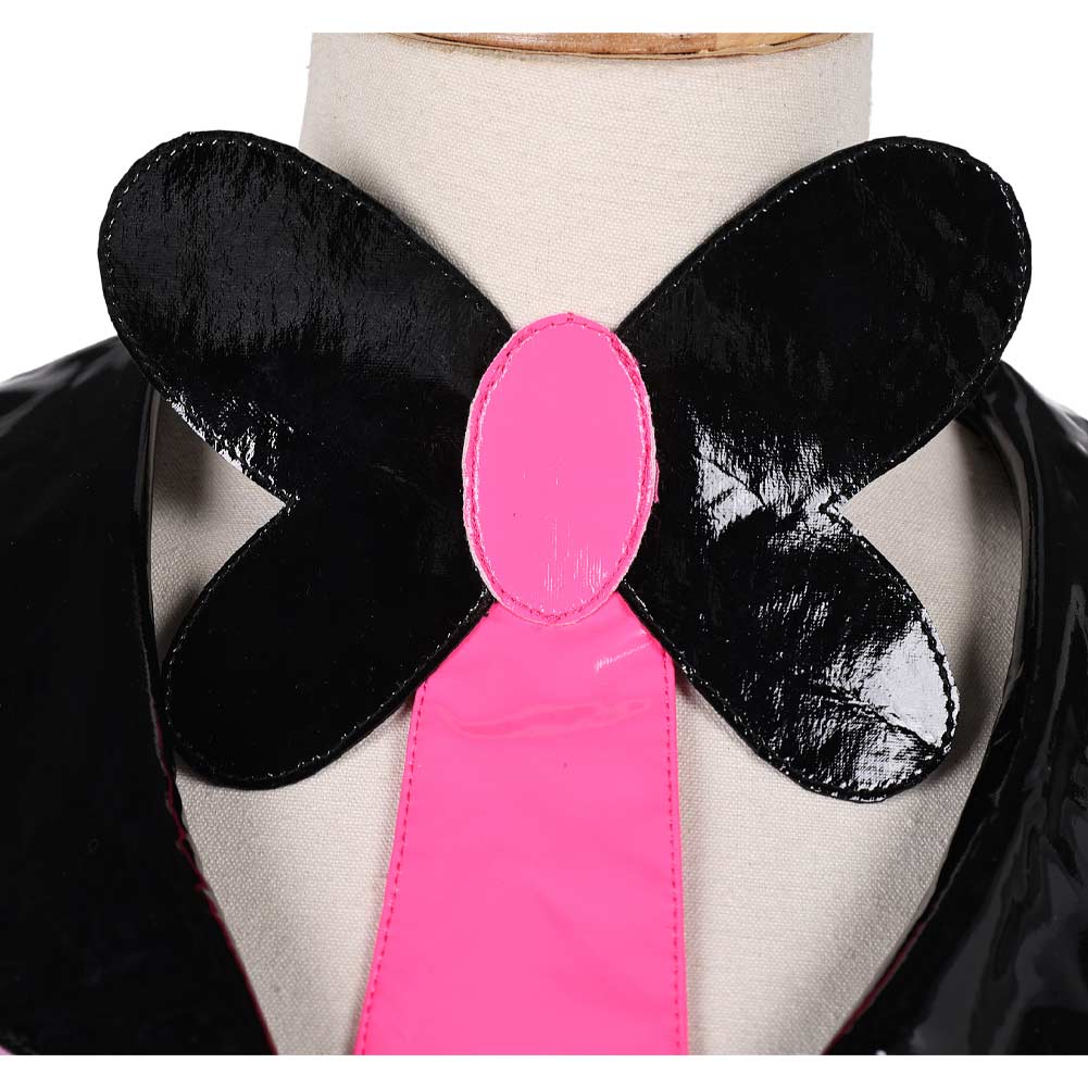 Hazbin Hotel Angel Dust rosa Outfit Anthony Cosplay Kostüm Set