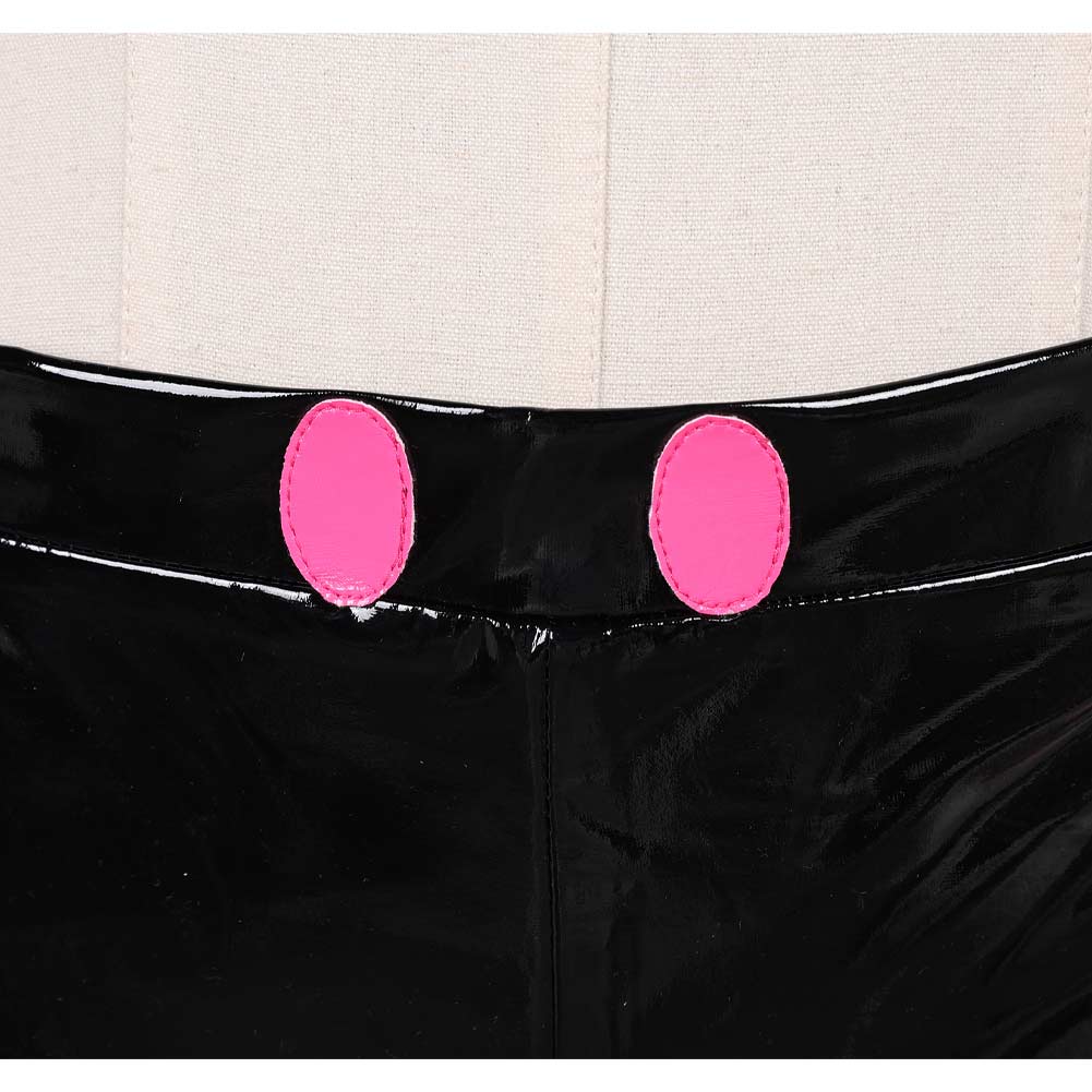 Hazbin Hotel Angel Dust rosa Outfit Anthony Cosplay Kostüm Set