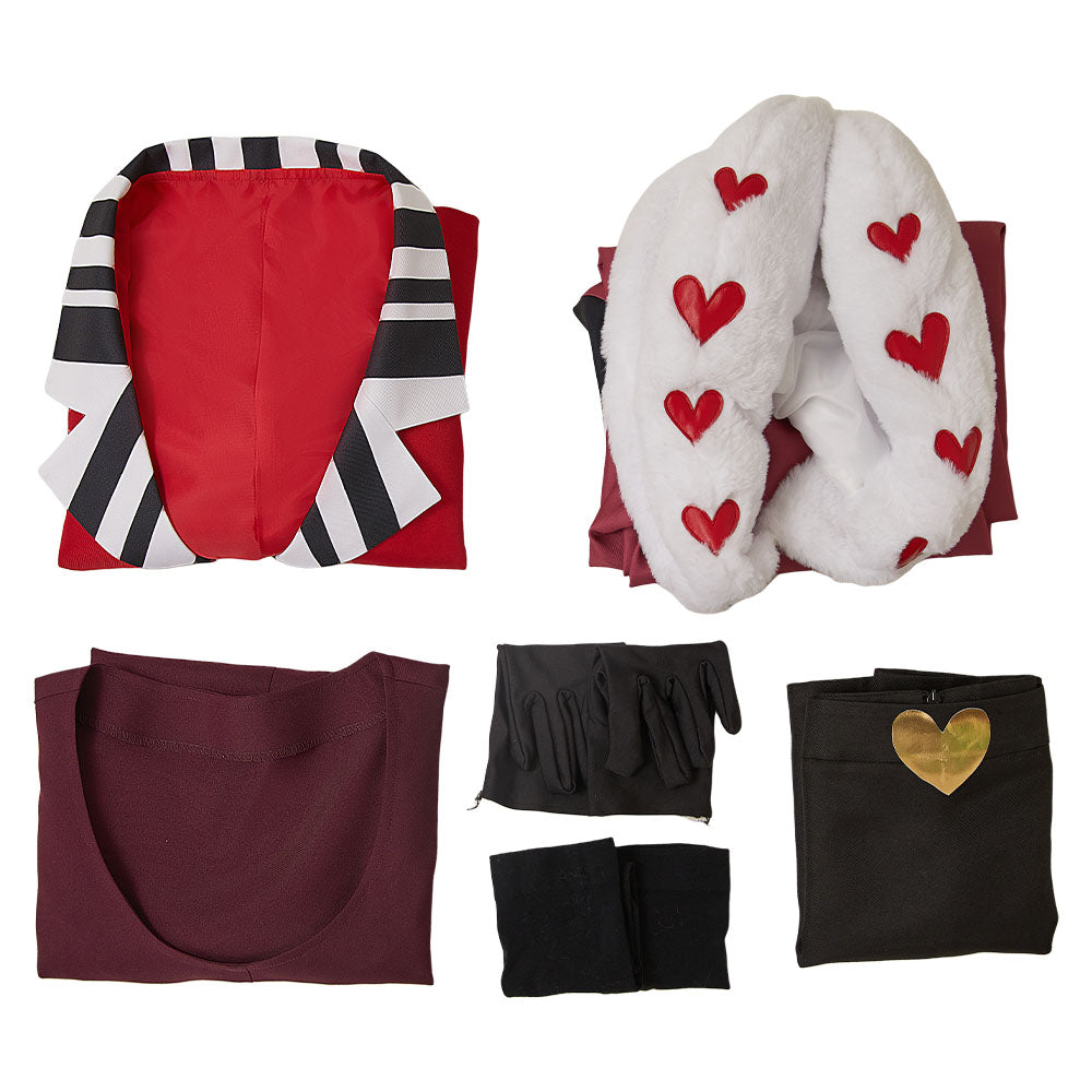 Hellaverse Valentino rot Kostüm Set Hazbin Hotel 2 Valentino Cosplay Outfits