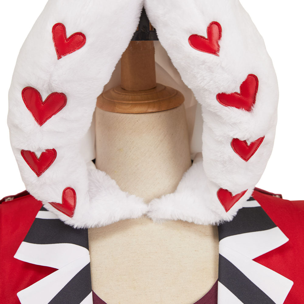 Hellaverse Valentino rot Kostüm Set Hazbin Hotel 2 Valentino Cosplay Outfits
