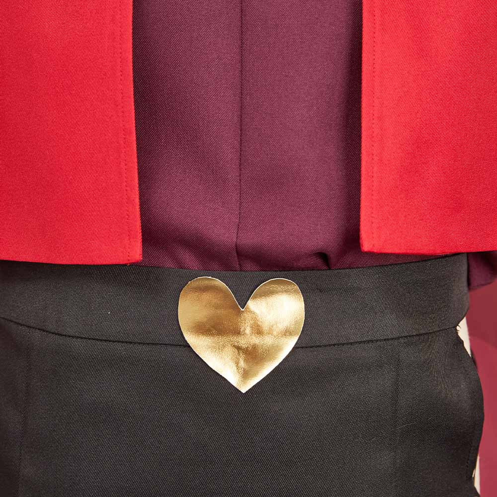Hellaverse Valentino rot Kostüm Set Hazbin Hotel 2 Valentino Cosplay Outfits